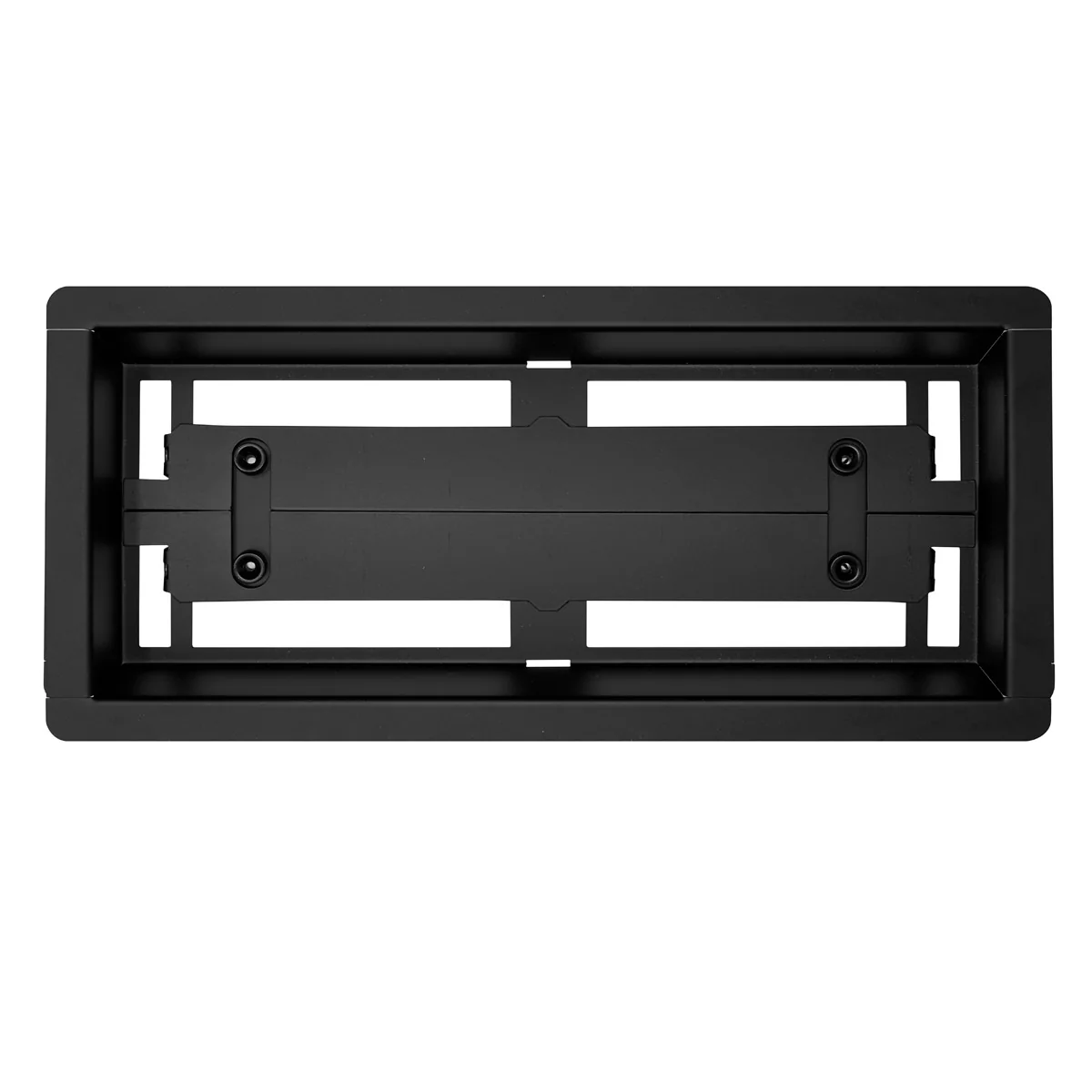 DAVENTE Magnetic Matte Black Top Mount Flush Floor Vent for 4" x 10" Duct Opening - Image 5
