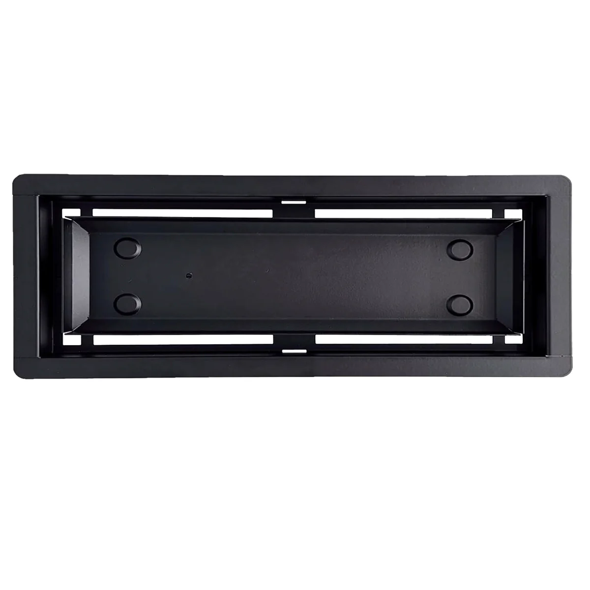 DAVENTE Magnetic Black Top Mount Flush Floor Vent for 4" x 12" Duct Opening - Image 4
