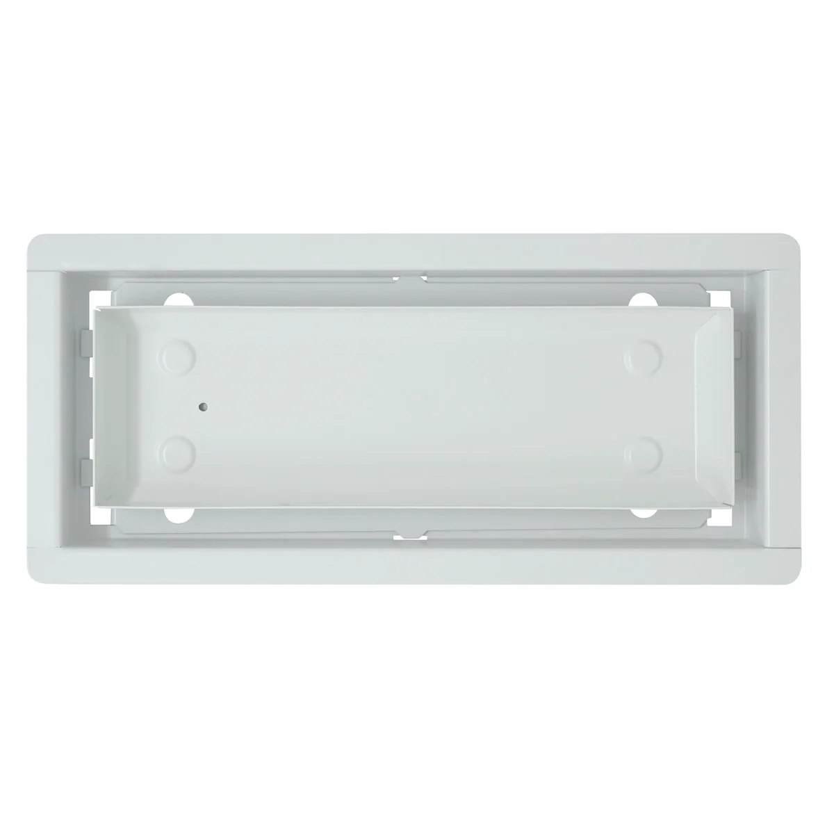 DAVENTE Magnetic Matte White Top Flush Mount Floor Vent, 4" x 10" Duct Opening - Image 4